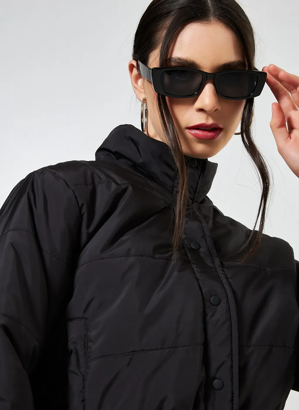 Jaqueta Puffer Cropped