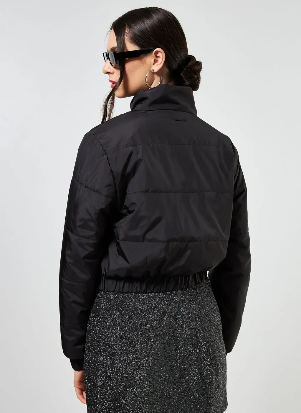 Jaqueta Puffer Cropped