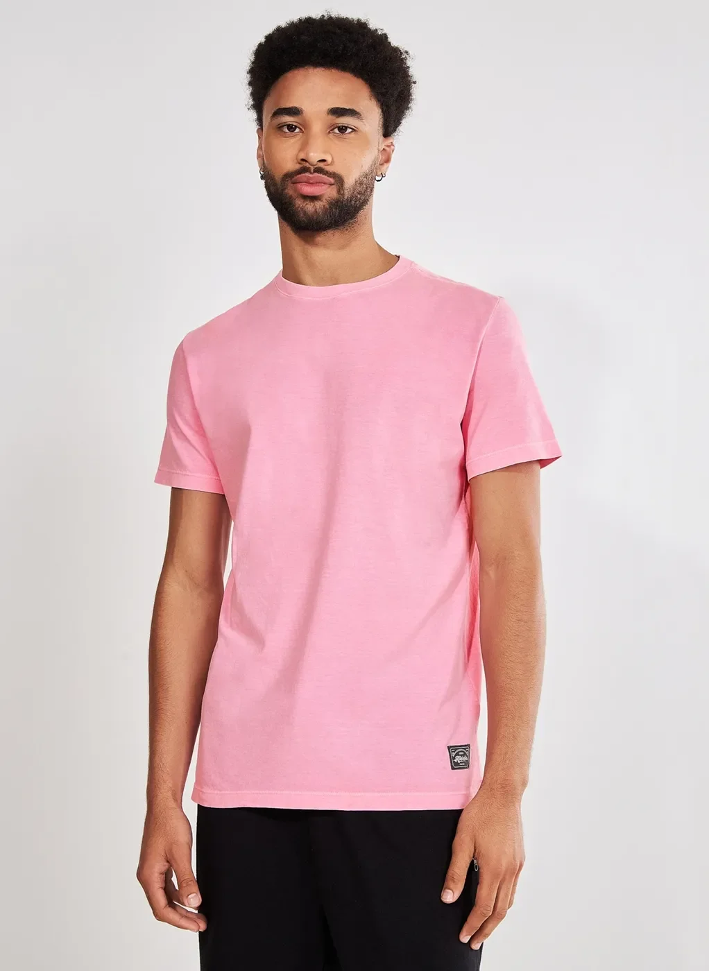 Camiseta Estonada Rosa Neon