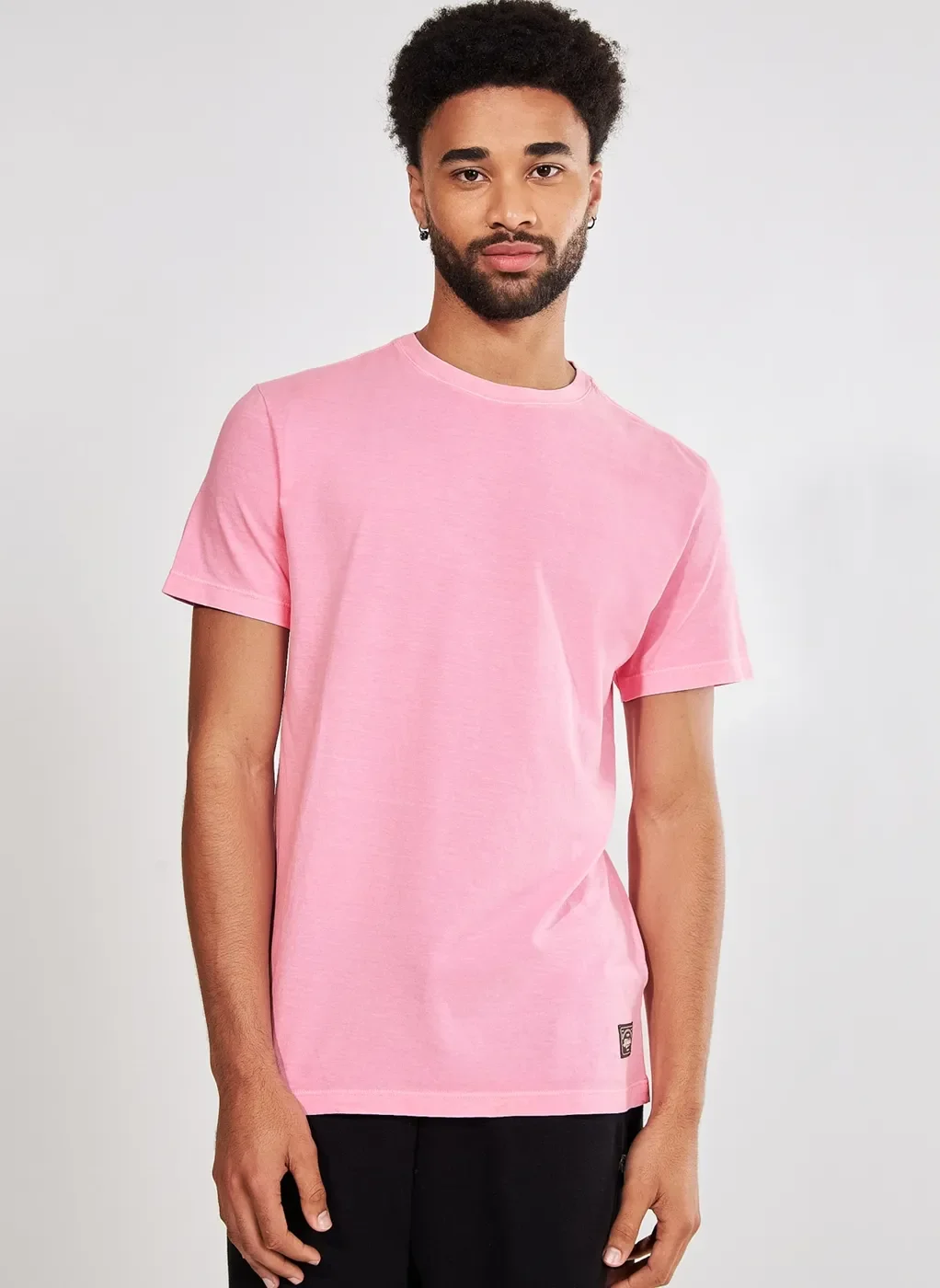 Camiseta Estonada Rosa Neon