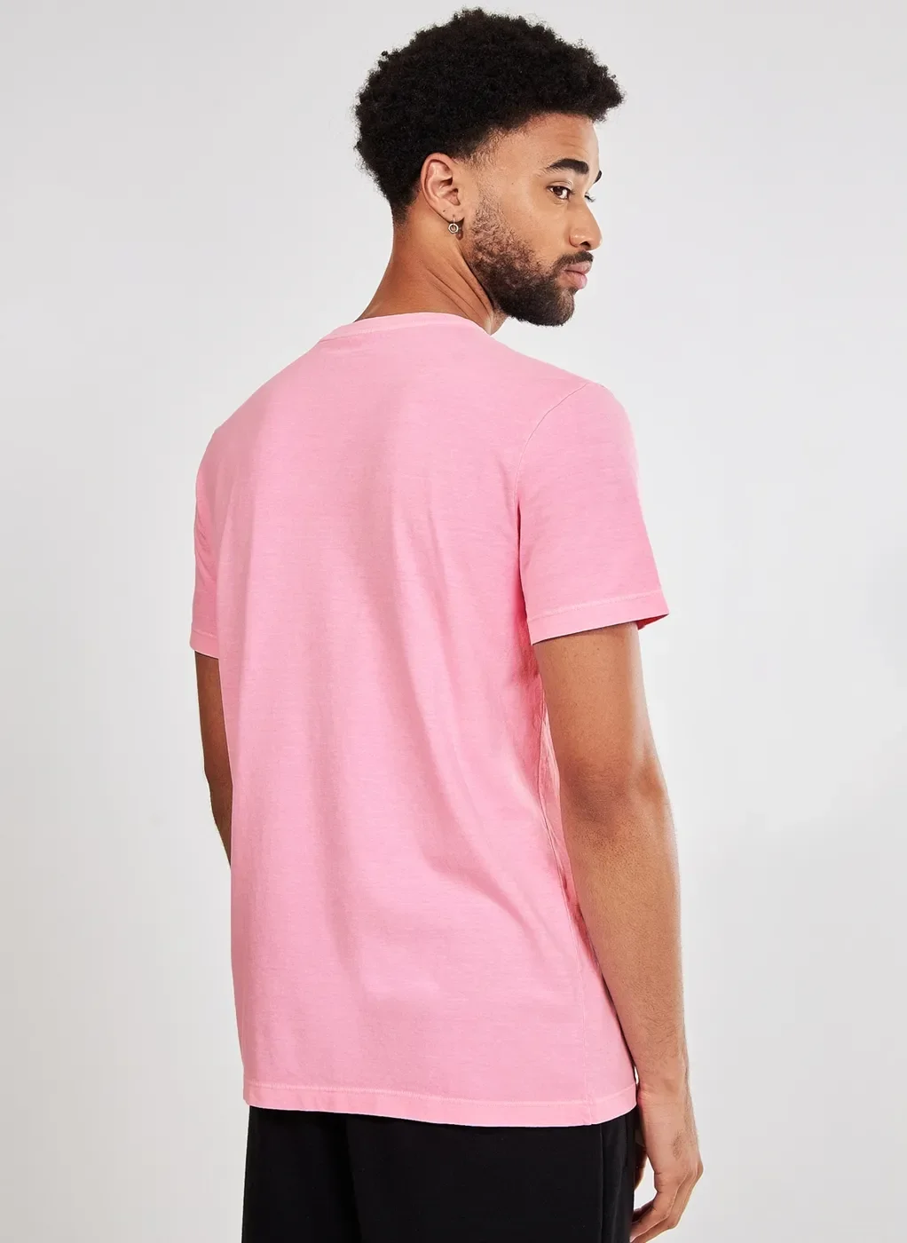 Camiseta Estonada Rosa Neon