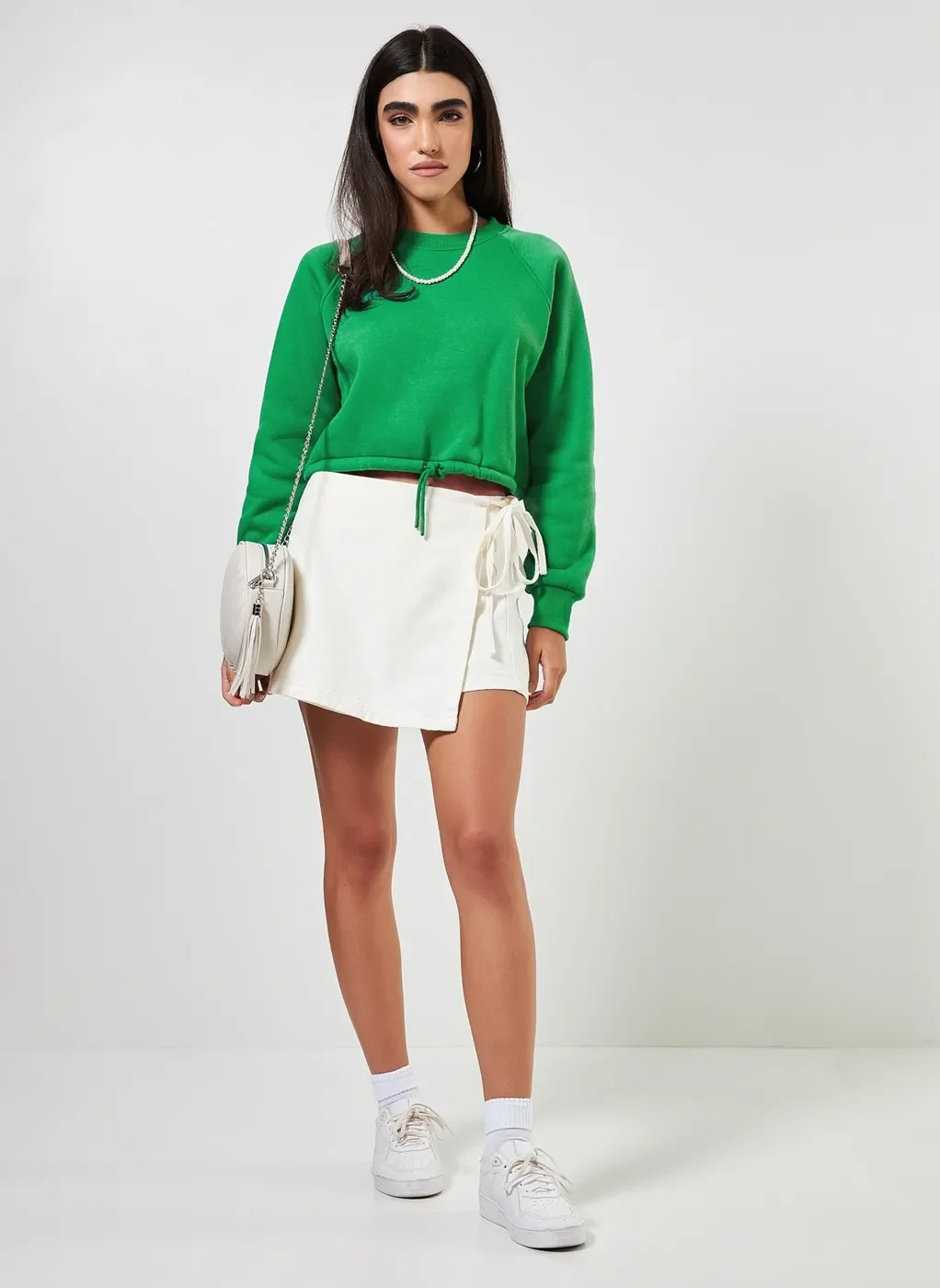 Moletom Cropped Verde