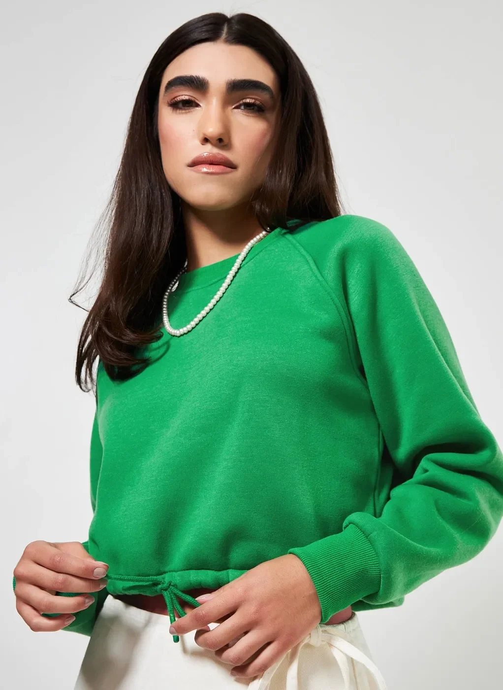 Moletom Cropped Verde