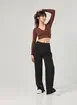 Blusa Manga Longa Seamless Decote V
