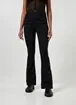 Calça Flare Preta Com Elastano