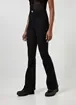 Calça Flare Preta Com Elastano
