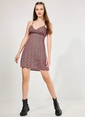 Vestido Colorido De Florzinhas