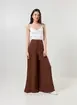 Calça Pantalona Em Tecido De Viscose