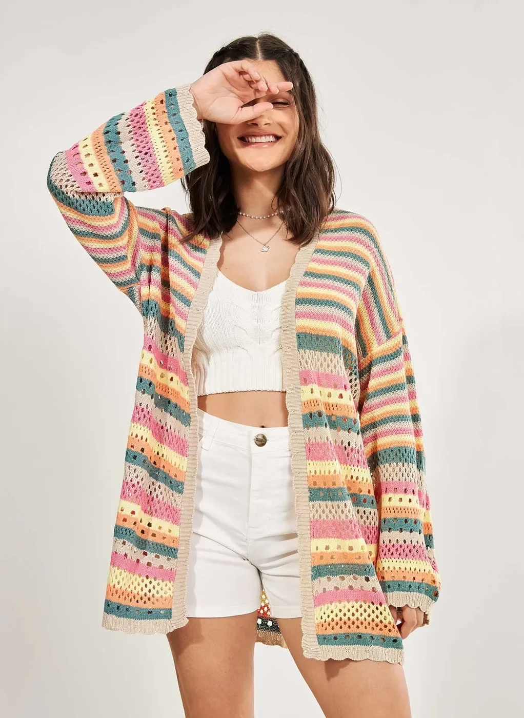 Colar Pérolas Planetinha