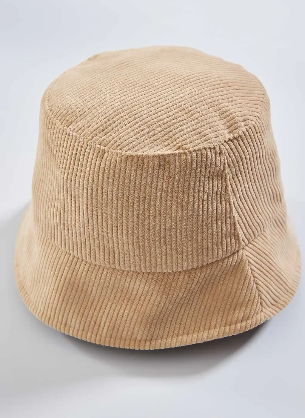 Bucket Hat De Veludo Caqui