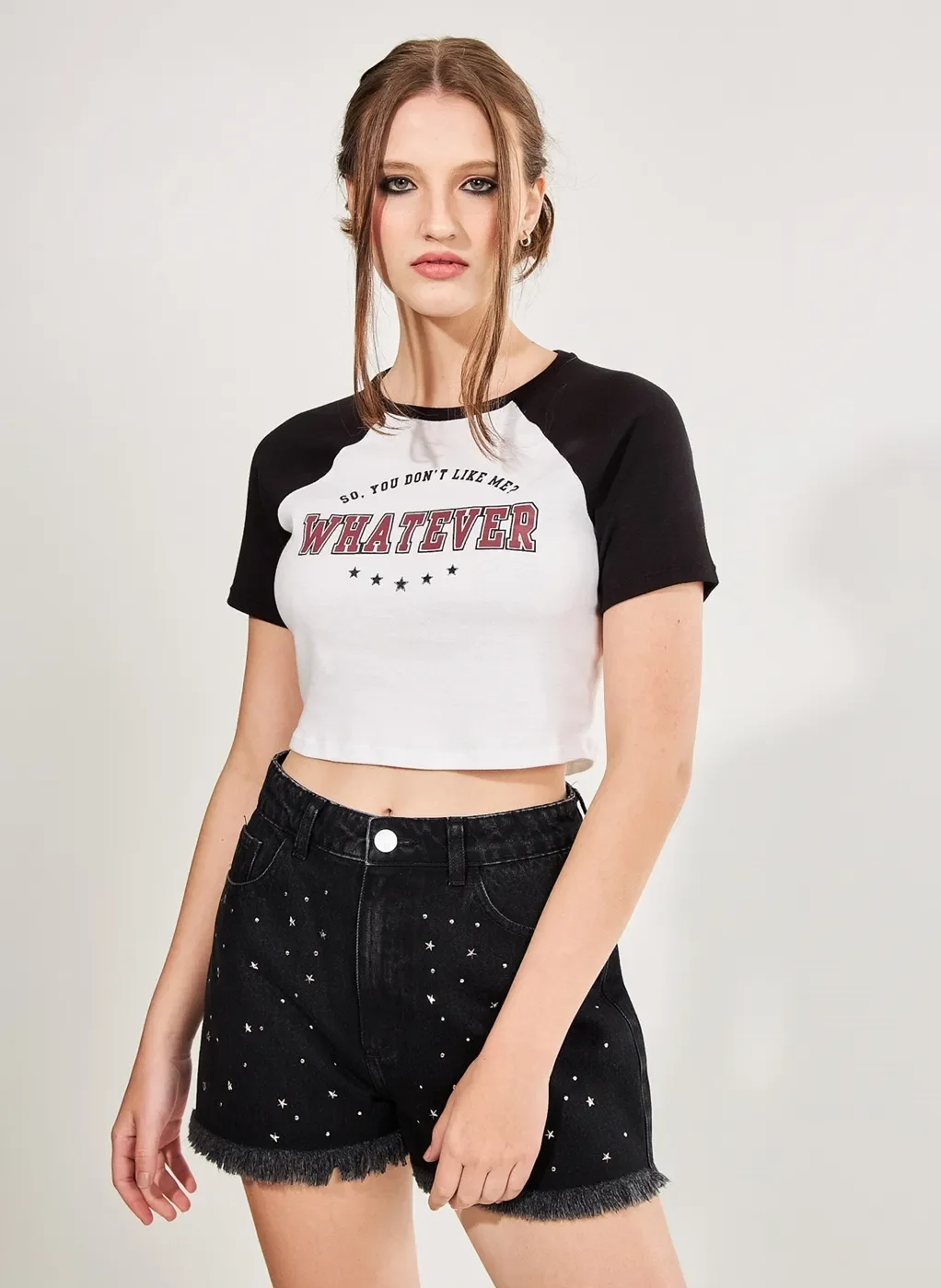 Blusa Cropped Raglan Gen Me