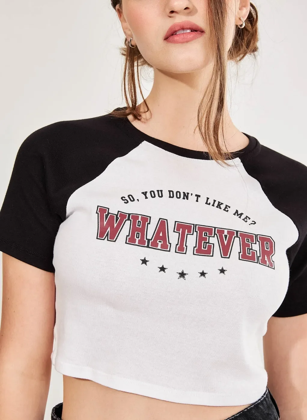 Blusa Cropped Raglan Gen Me