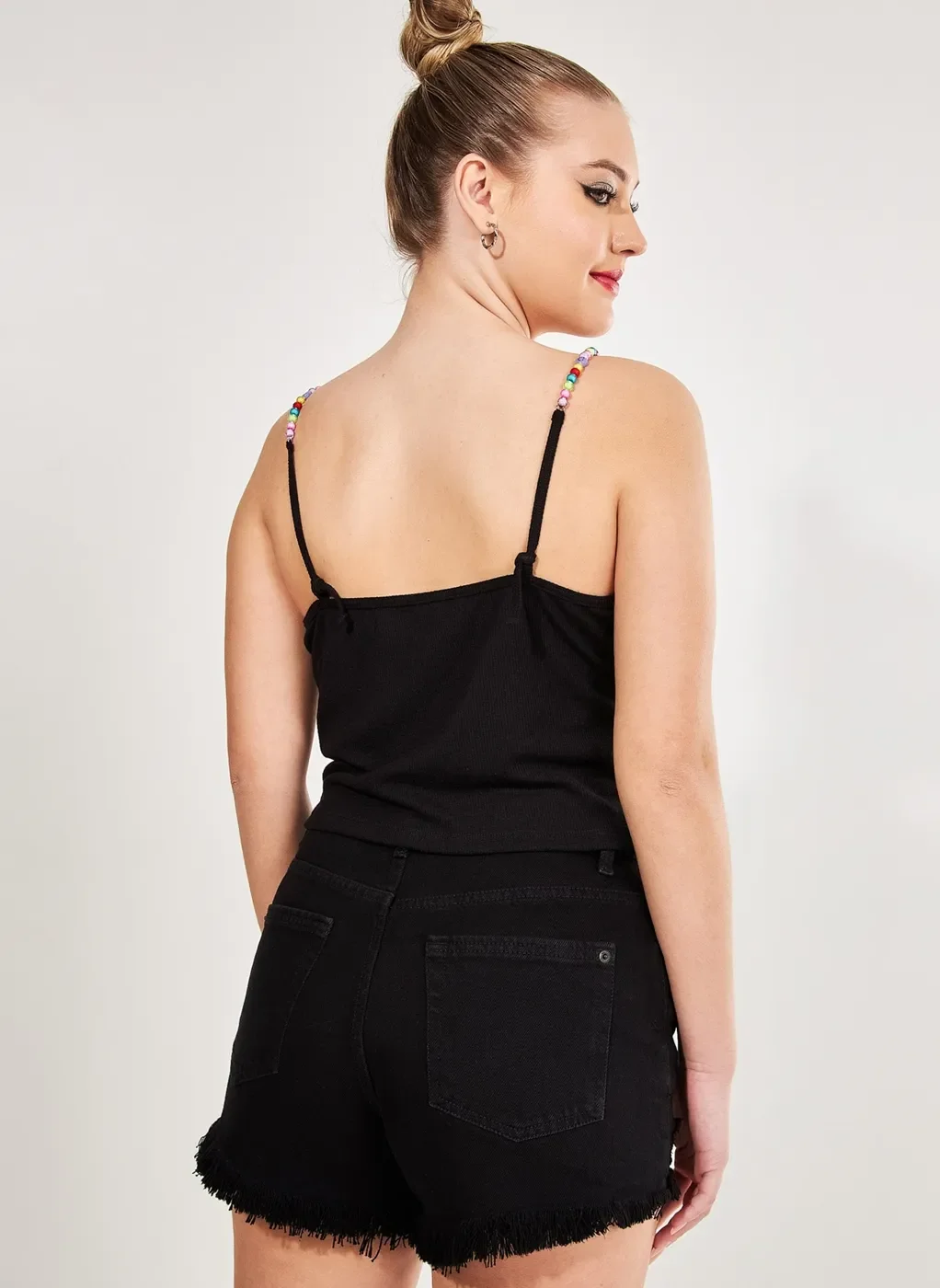 Blusa Com Alcinha De Miçanga