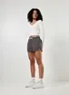 Short Em Sarja Com Elástico