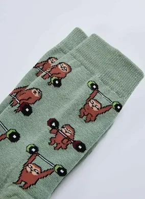 Meia Verde Preguiça Maromba