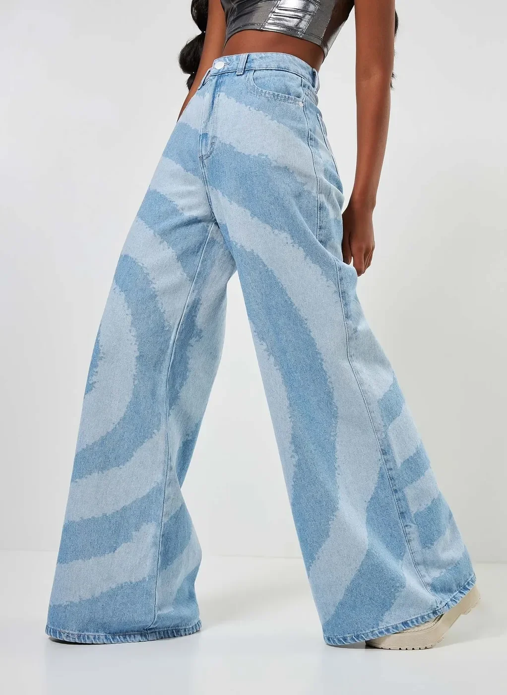 Calça Jeans Wide Leg Gen Me
