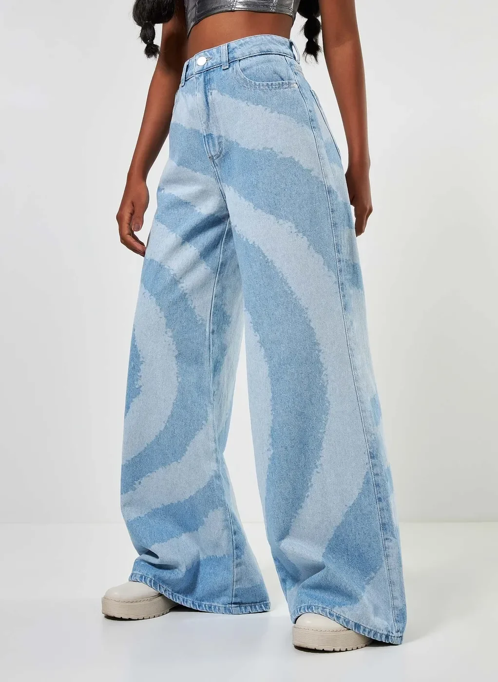 Calça Jeans Wide Leg Gen Me