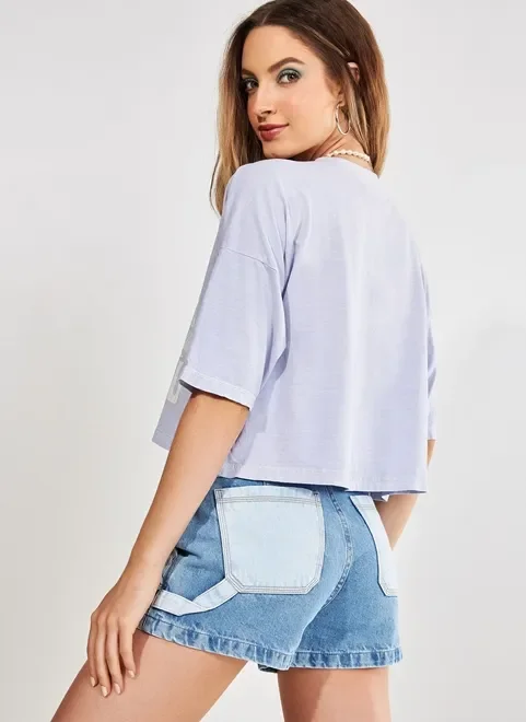 Camiseta Cropped Tom Pastel Magical