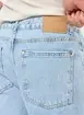 Calça Reta Jeans Marmorizada