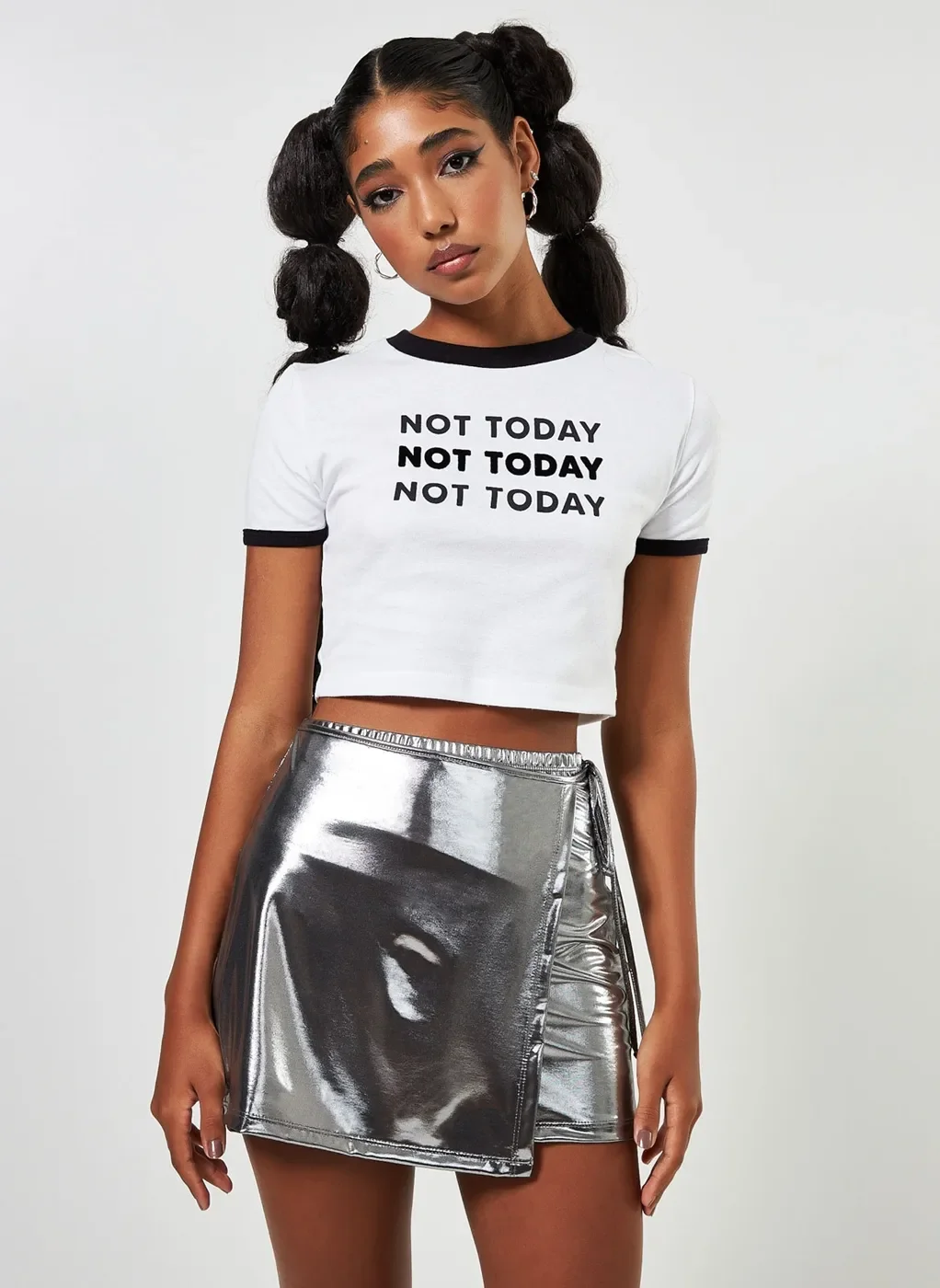 Blusa Cropped Not Today Gen Me