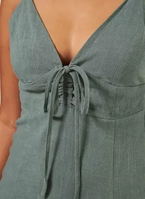 Vestido Curto De Alcinha Com Amarração