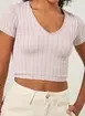 Blusa Cropped Seamless Canelada