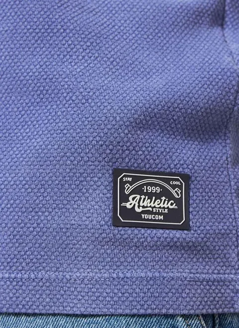 Camiseta Em Malha Texturizada