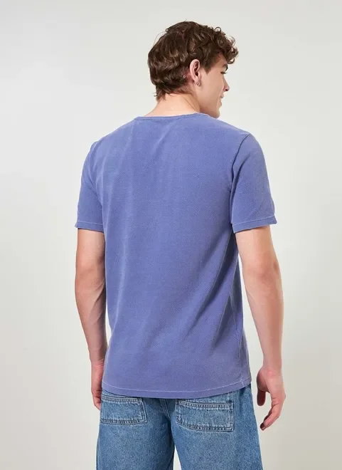 Camiseta Em Malha Texturizada