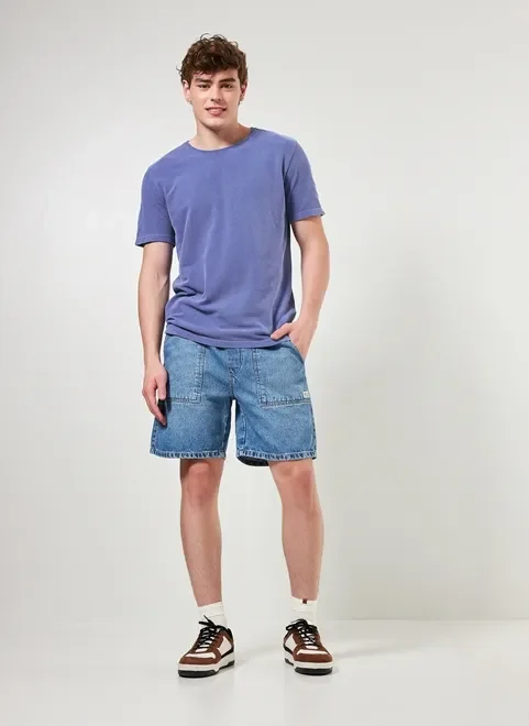 Camiseta Em Malha Texturizada