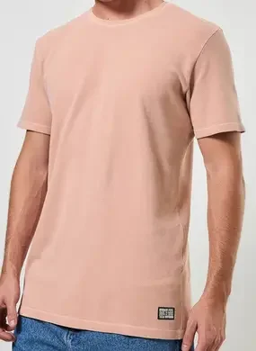 Camiseta Em Malha Texturizada