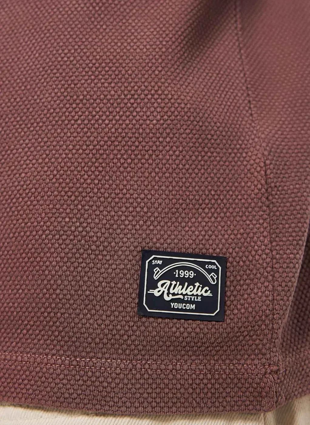 Camiseta Em Malha Texturizada