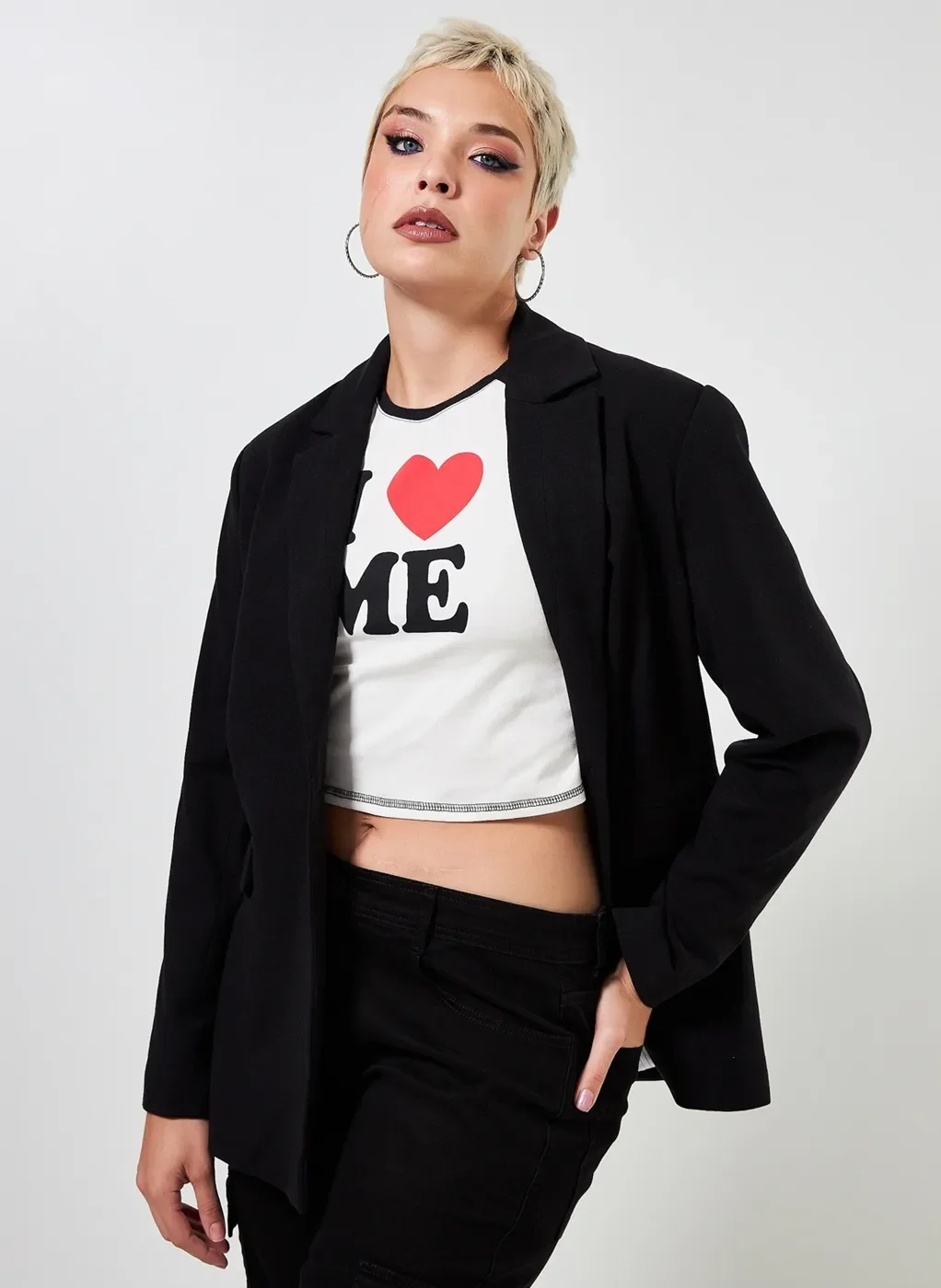 Blazer Alongado Preto