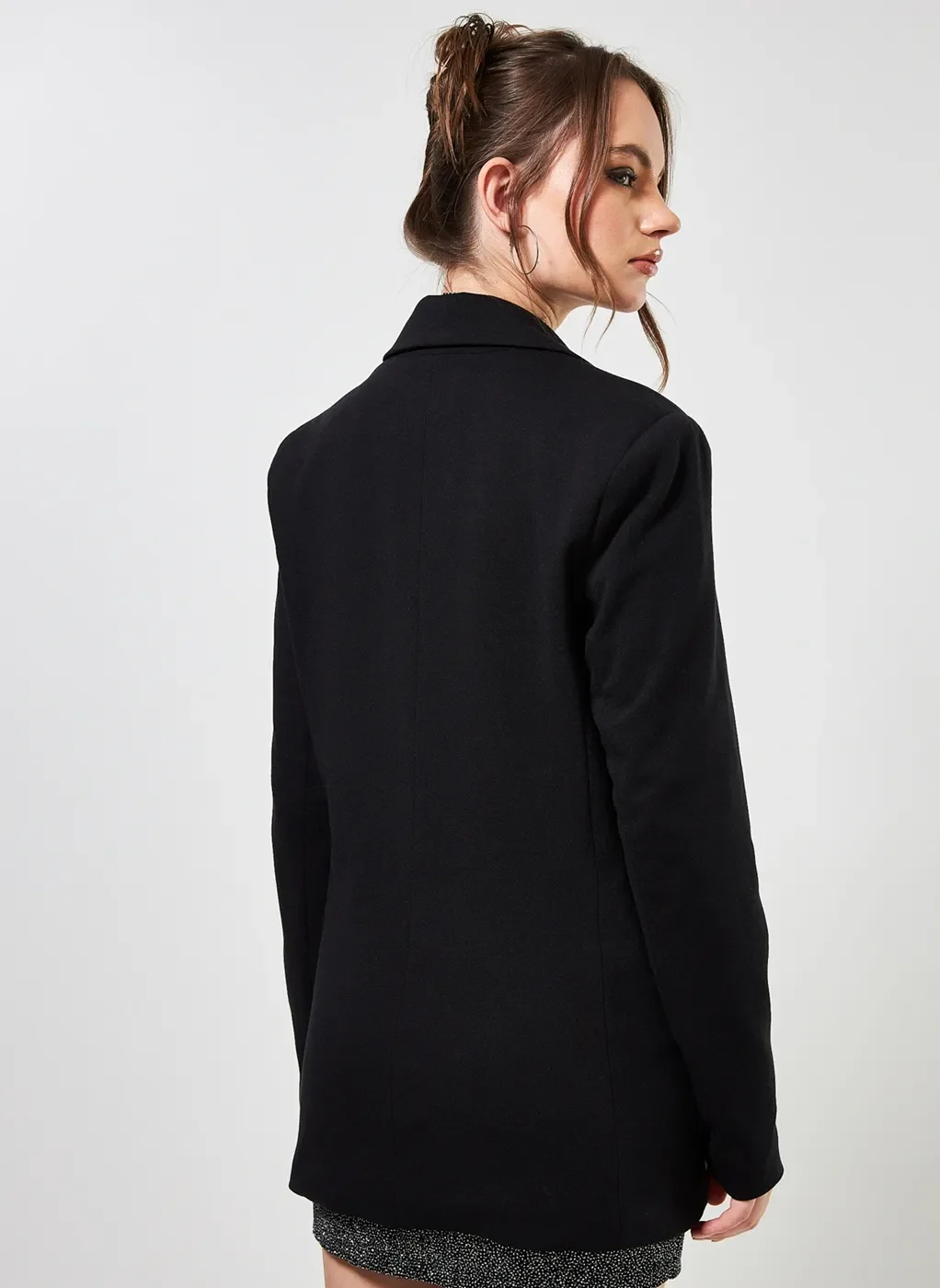 Blazer Alongado Preto