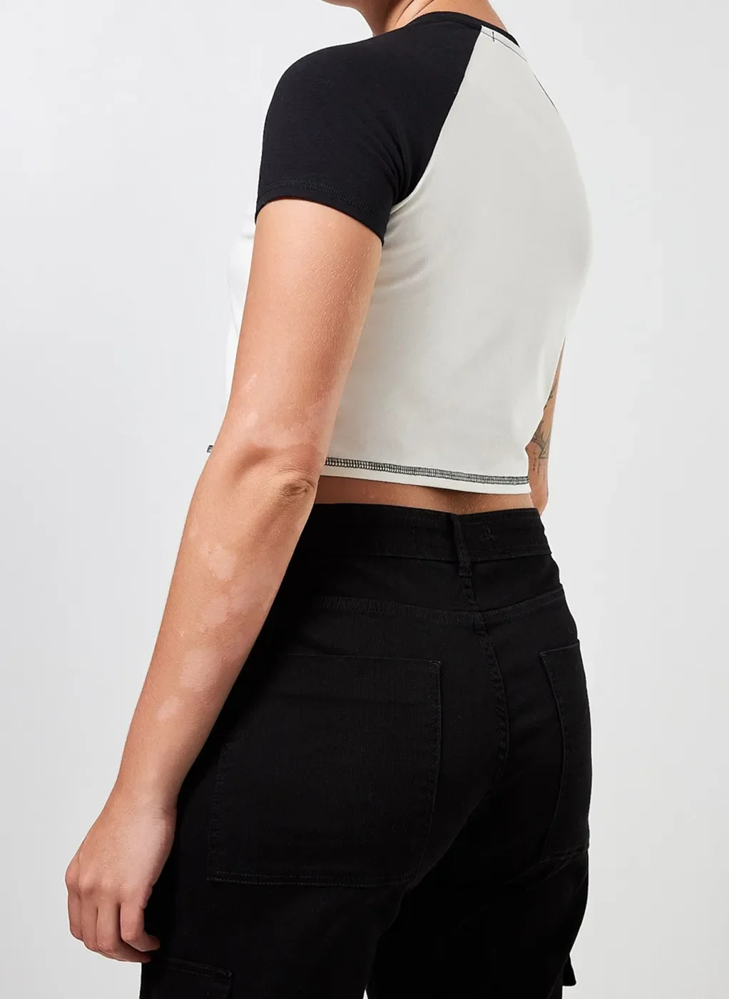 Blusa Cropped Raglan I Love Me