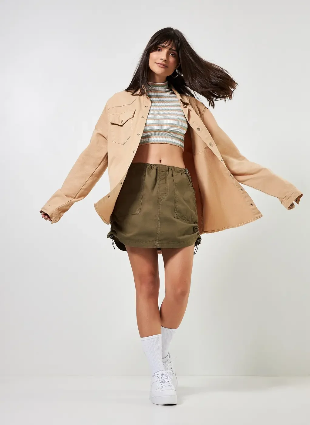 Saia Parachute Verde Militar