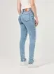 Calça Jeans Skinny Detalhe Na Barra