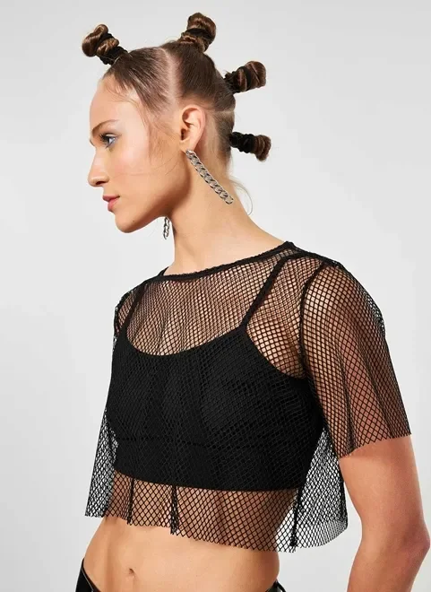 Brinco De Corrente Prateada