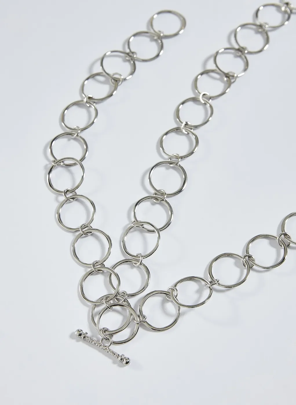 Cinto De Argolas Prateadas