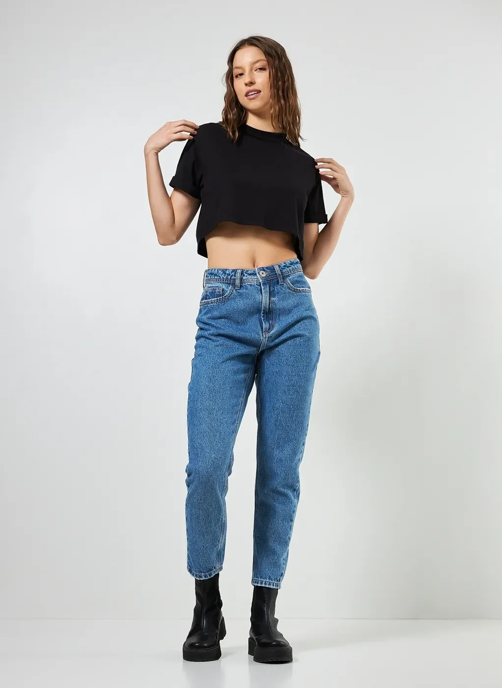 Camiseta Cropped Básica