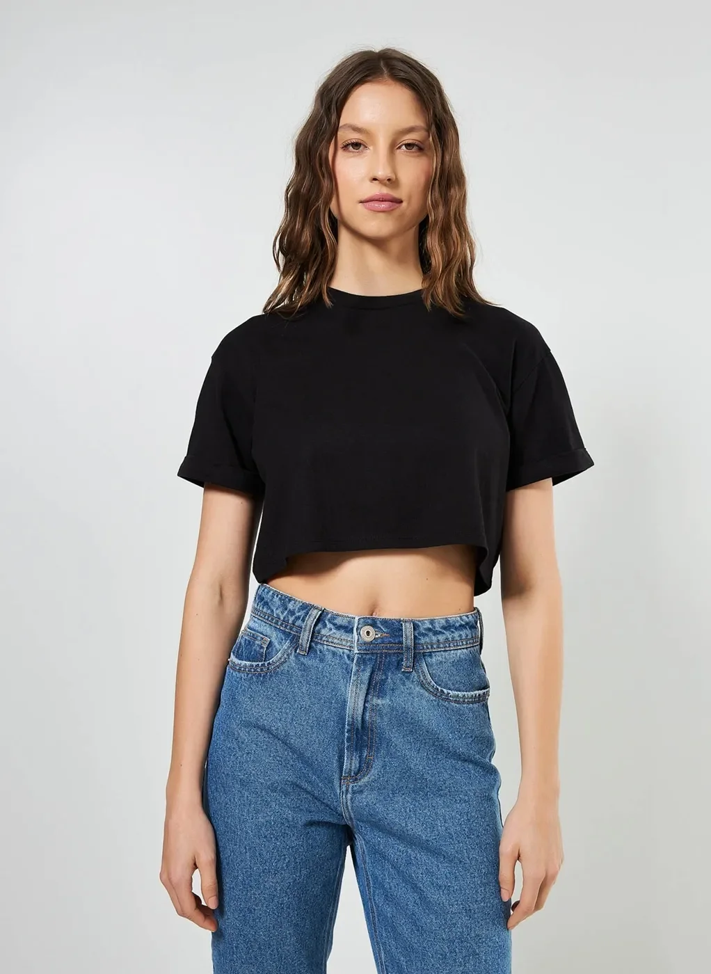 Camiseta Cropped Básica