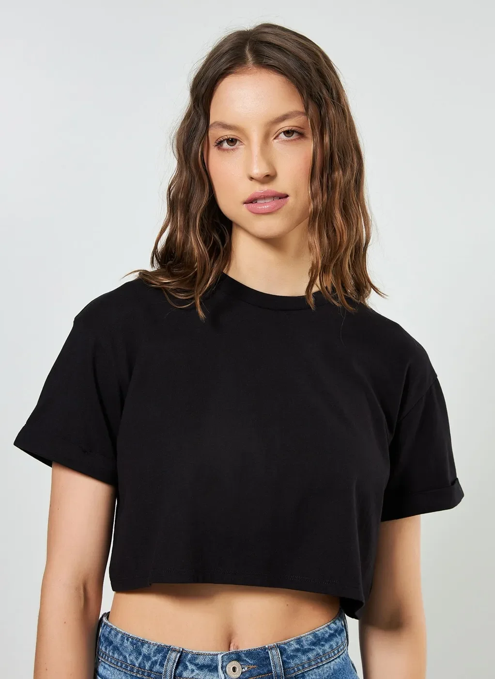 Camiseta Cropped Básica