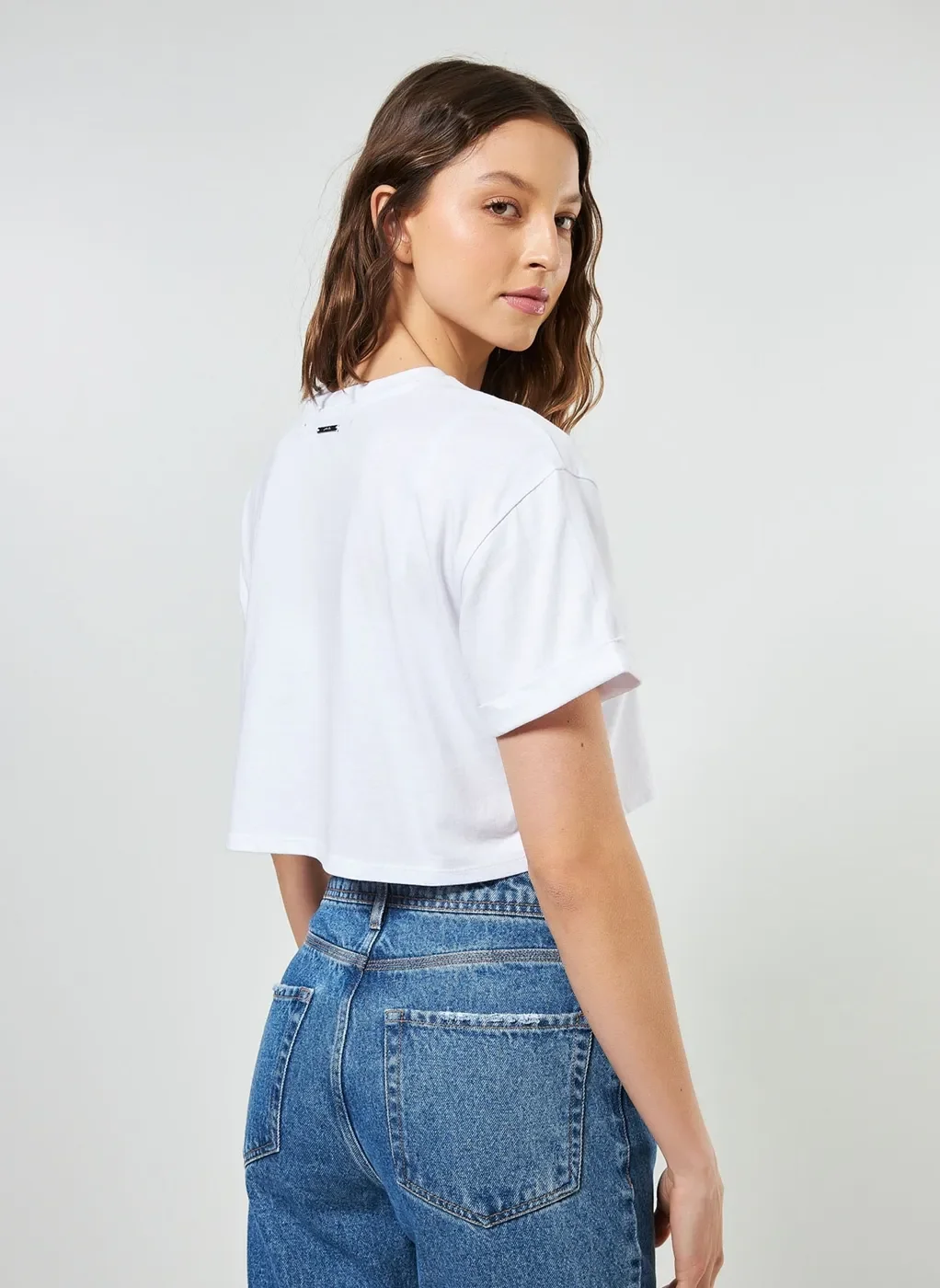 Camiseta Cropped Básica
