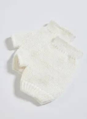 Luva Sem Dedo Off-White