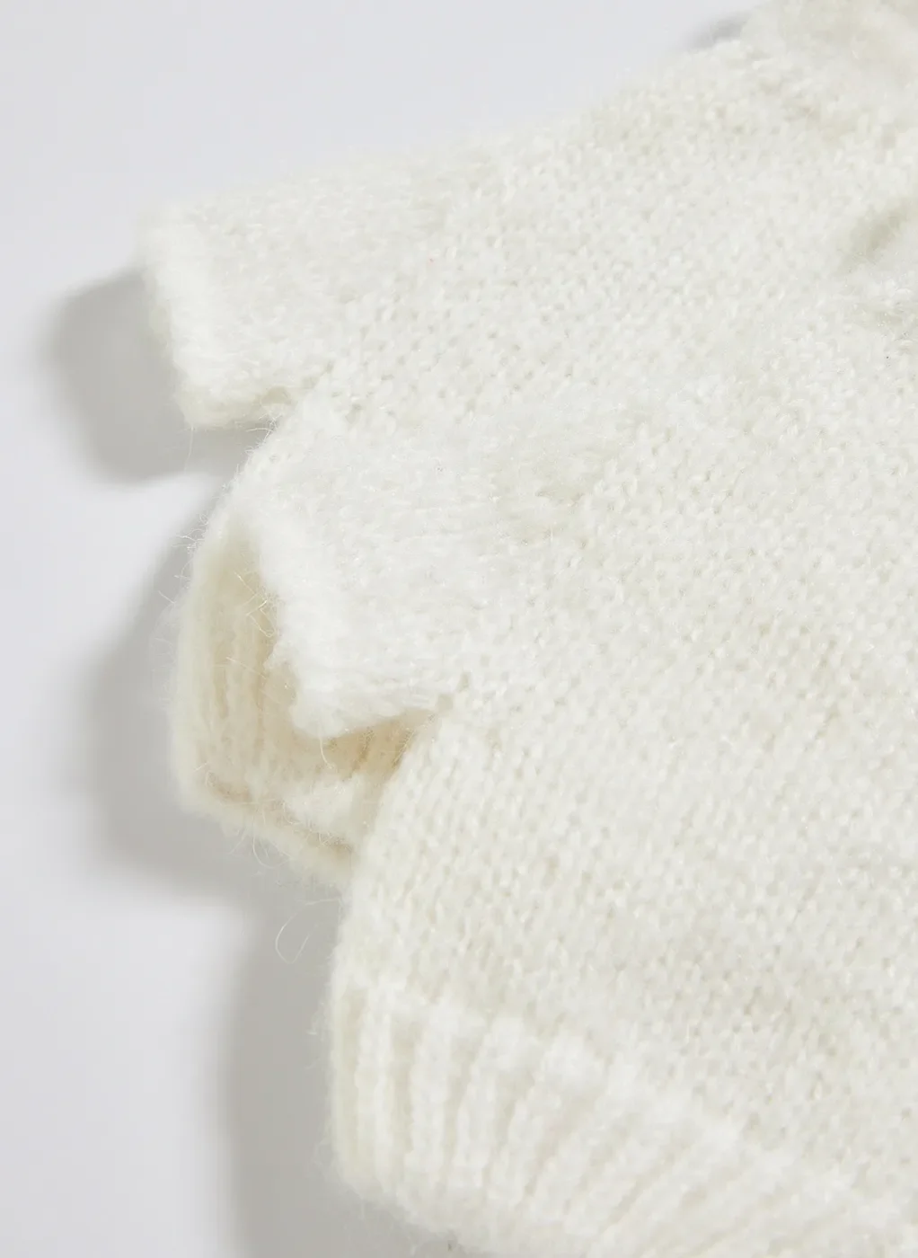 Luva Sem Dedo Off-White