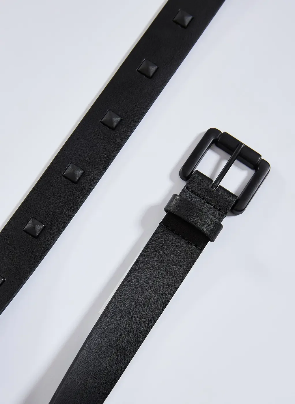 Cinto Preto Com Tachas Foscas