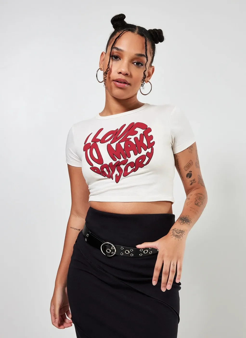 Blusa Cropped Make Boys Cry