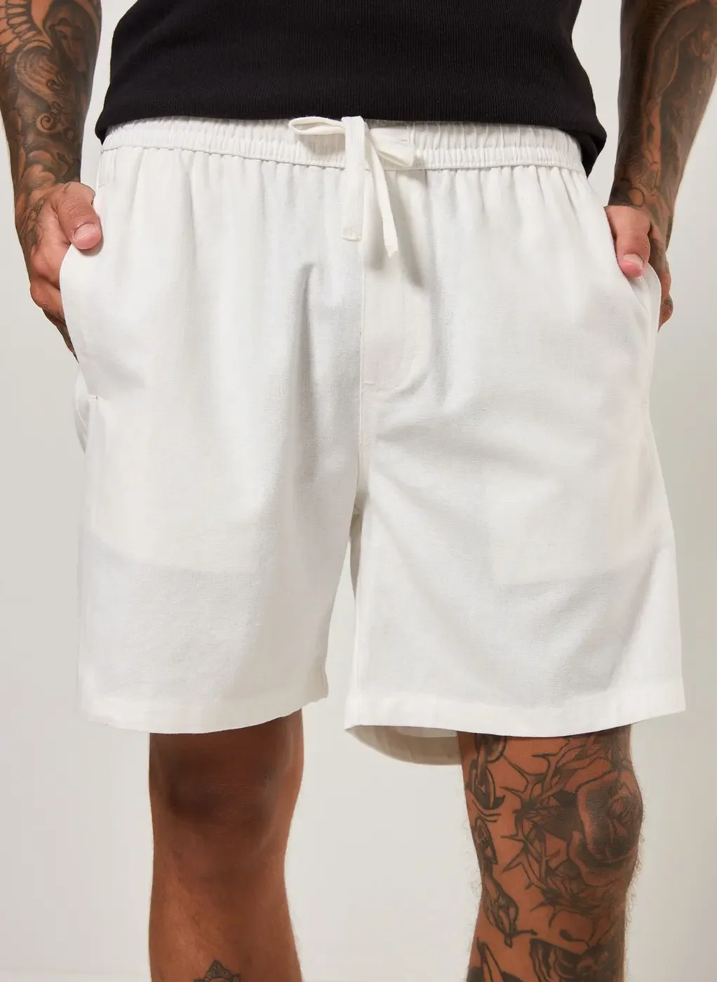 Bermuda Com Linho