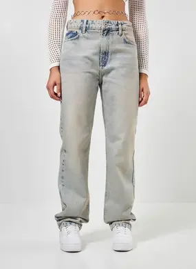 Calça Jeans Boyfriend Cintura Baixa