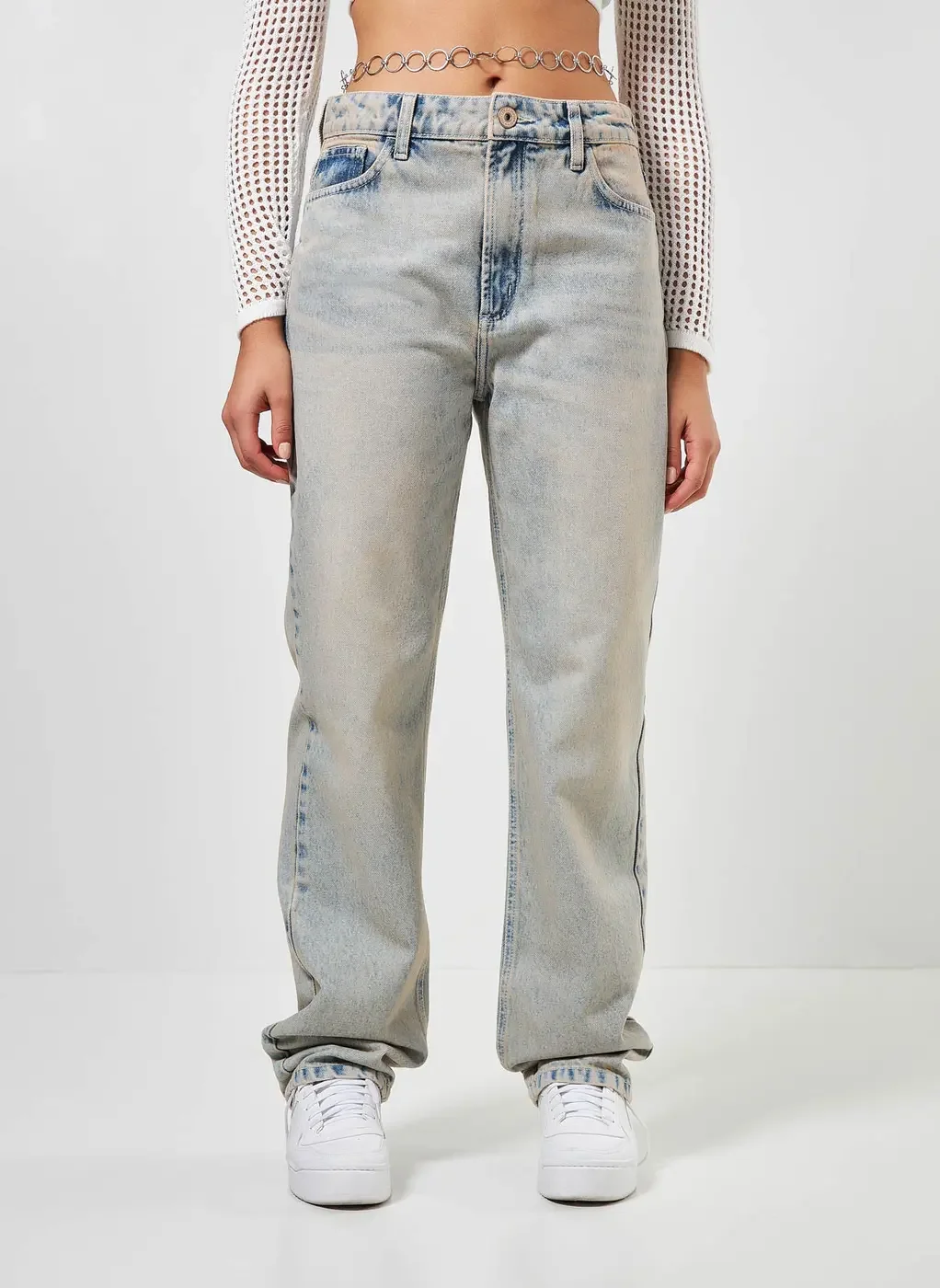 Calça Jeans Boyfriend Cintura Baixa