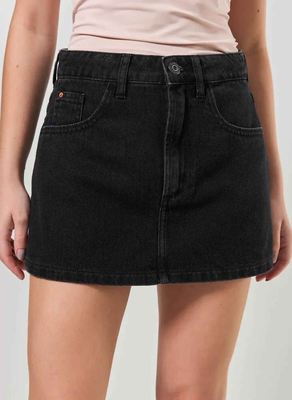 Short Saia Jeans Básico